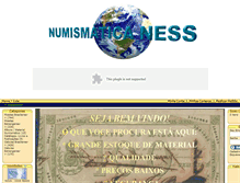 Tablet Screenshot of numismaticaness.com.br